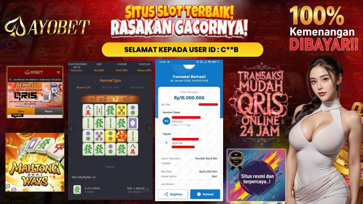 AYOBET JACKPOT SLOT MAHJONG WAYS